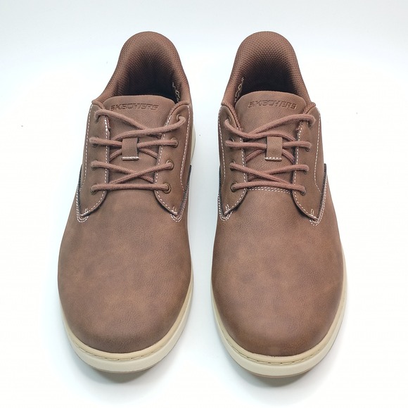 Skechers Swift Fit Hands Free Slip-ins Men Size 12 Brown Synthetic Leather main image 6